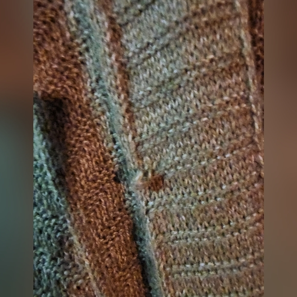 Olive green cardigan - Picture 3 of 4